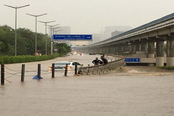 NHAI meeting on Gurugram Water Logging,NHAI,Water Logging,National Highway Authority of India,Water Filling in Gurugram