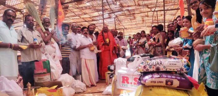 Hyderabad, October 2023: Nava Durga Yagam - Dravya Samarpanam and Ghosha Yatra in the run upto the Nava Durga Yagam, the Dravya Samarpanam and Ghosha Yatra was held on Sunday, 8th October. The Nava Durga Yagam will be held on 13,14 and 15th October at the Ratnalayam Sree Venkateshwara Temple, near Shamirpet. The Ghosha Yatra began on Sunday morning from the Ayyappa Temple, Kamalanagar then moved on to the Ayyappa temple at Lal Bazar and then Ayyappa Temple at Bolarum. Hundreds of devotees formed a part of the Ghosha Yatra which reached the venue pf the Nava Durga Yagam at Ratnalayam Sree Venkateshwara Temple near Aliabad Crossroads in Shamirpet. The Dravya Samarpanam commenced with the offering of Turmeric and Dharbha on sheet of pattu cloth which was followed by other offerings at the Yagasala. All these offerings form a part of the commitment made by devotees for the Nava Durga Yagam and Annadanam. Brahmashri Narayan ji Mandaleshwar, Shri Unnikrishnan Namboodri, Shri TR Venkatesh and Shri Madhavan Namboodri and others participated in this function. The Nava Durga Yagam is an opportunity to participate in an exceptional, extraordinary and transcendental rituals to remove the nine main forms of human distress in a divine way. The Yagam is conducted mainly to overcome the eight main forms of human distress and bring overall prosperity in a divine way in 36 Homa Kundas and facilitates the direct participation of 112 devotees in each Yagam. Goddess Durga's nine forms will be worshiped in three days of the Yagam, with devotion during the Nava Durga Yagam. Goddess Durga is a symbol of combined masculine power and feminine cosmic force. She represents Goddess earth (Bhoomi) and Goddess Parvathy (Shakthi) as described in Sri. Lalitha Sahasra Nama. Goddess Durga is the energy of purity and prosperity and she governs the entire universe. Yagam Details:  Yagam 1: Shailaputhri Yagam, 13th Oct, 7:30 am Yagam 2: Brahmacharini Yagam, 13th Oct, 9:30 am Yagam 3: Chandraghanda Yagam, 13th Oct, 11:30 am Yagam 4: Kushmanda Yagam 14th Oct 7:30 am Yagam 5: Skandamatha Yagam 14th Oct 9:30 am Yagam 6: Kathyayani Yagam 14th Oct 11:30 am Yagam 7: Kalarathri Yagam 15th Oct 7:30 am Yagam 8: Maha Gouri Yagam 15th Oct 9:30 am Yagam 9: Maha Siddhitha Yagam 15th Oct 11:30 am For online booking, please access: https://allevents.in/hyderabad/nava-durga-yagam  Towards the conclusion of the Yagam rituals on 15the October 2023 at 5pm, as part of 'Poornahuti', will be conducted 'Ekatma Sahasra Sahasrarchana to be realized by 1008 women devotees.  Each Yagams will be performed in 36 Homa kundas with 336 participants (2 per family).